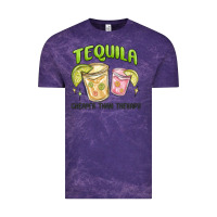 Cloud Purple tequila cheaper than therapy Vintage Tee - MaliasSmallBusiness