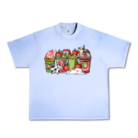 Grape Ice cow and strawberry coffee cups Urban Heavy Tee - NancyCooperArtShop