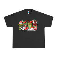 Pigment Black cow and strawberry coffee cups Urban Heavy Tee - NancyCooperArtShop