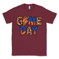 Burgundy game day basketball Classic Tee - MaliasSmallBusiness