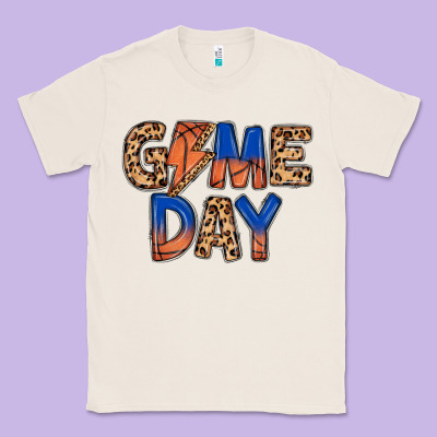 Game Day Basketball Classic Tee Designed By Maliassmallbusiness
