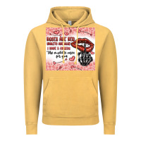 Vintage Mustard roses are red violets are blue i have 5  fingers t Vintage Hoodie - MaliasSmallBusiness
