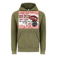 Vintage Olive roses are red violets are blue i have 5  fingers t Vintage Hoodie - MaliasSmallBusiness