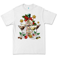 White Christmas martini  and martini bottle Premium Tee - AdoDesignShop