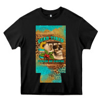 Black dead tired fueled by coffee 12 oz can cooler  (slim) Heavy Core Tee - Artiststas
