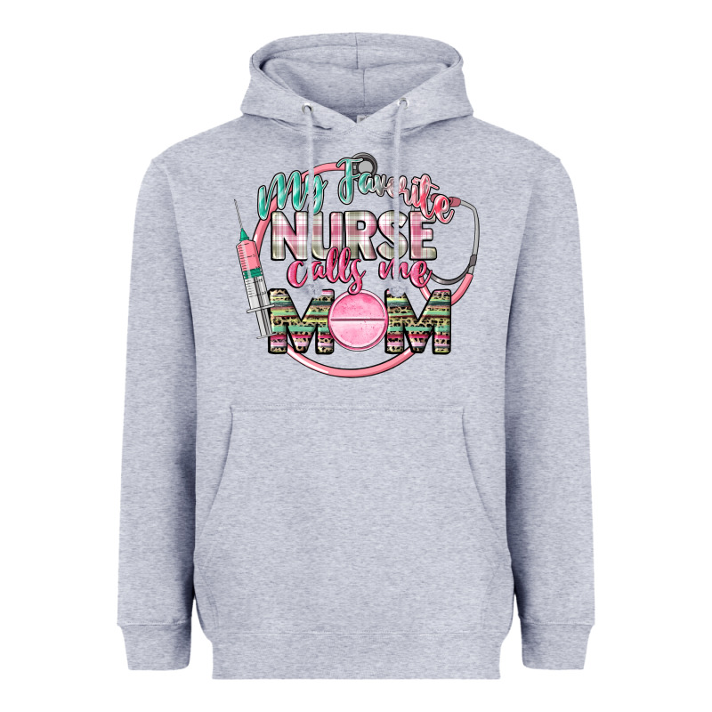 My Favorite Nurse Calls Me Mom Heavyweight Hoodie by CowGirlArtShop | Teevron