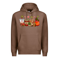 Chestnut christmas cup cakes coffee cups Premium Hoodie - CowGirlArtShop