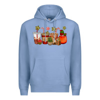 Colony Blue christmas cup cakes coffee cups Premium Hoodie - CowGirlArtShop