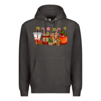 Smoke christmas cup cakes coffee cups Premium Hoodie - CowGirlArtShop