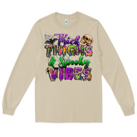 Mushroom thick thighs and spooky vibes Long Sleeve Tee - BundleAndBundleShop