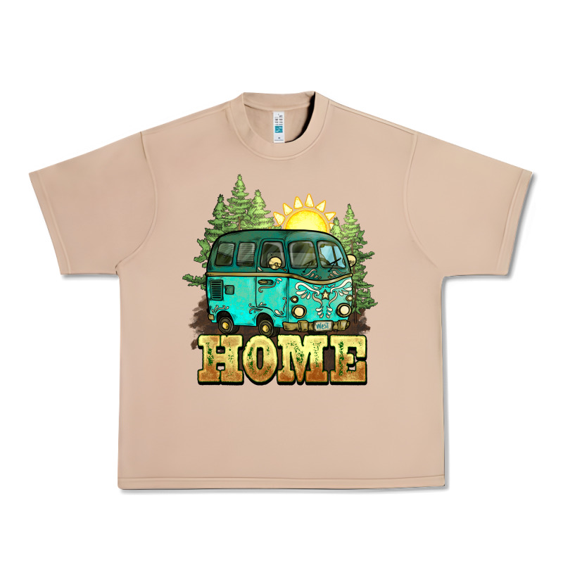 Camping Caravan Home Urban Heavy Tee by NancyCooperArtShop | Teevron