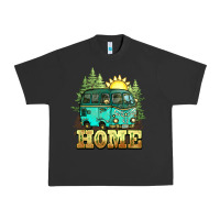 Pigment Black camping caravan home Urban Heavy Tee - NancyCooperArtShop