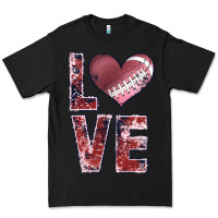 Black football love Premium Tee - JahusDesignShop