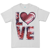 Dove Grey football love Premium Tee - JahusDesignShop