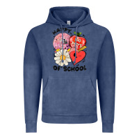Vintage Denim happy 100 days of school Vintage Hoodie - MaliasSmallBusiness