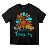 Black happy turkey day Heavy Core Tee - JahusDesignShop