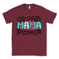 Burgundy mama leopard Classic Tee - MaliasSmallBusiness