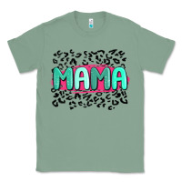Sage mama leopard Classic Tee - MaliasSmallBusiness