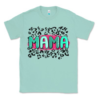 Seafoam mama leopard Classic Tee - MaliasSmallBusiness