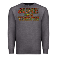 Charcoal Heather Juneteenth 1865 Premium Sweatshirt - HowdyJamesFarm