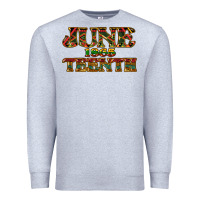 Heather Grey Juneteenth 1865 Premium Sweatshirt - HowdyJamesFarm