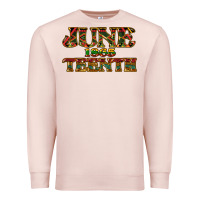 Pale Pink Juneteenth 1865 Premium Sweatshirt - HowdyJamesFarm