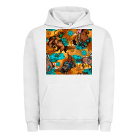 Cowboy Rodeo Seamless Pattern Urban Hoodie | Teevron