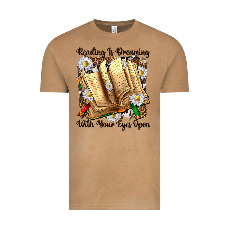 Reading Is Dreaming With Your Eyes Open Vintage Tee by NancyCooperArtShop | Teevron