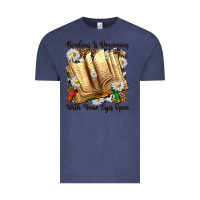 Vintage Denim reading is dreaming with your eyes open Vintage Tee - NancyCooperArtShop