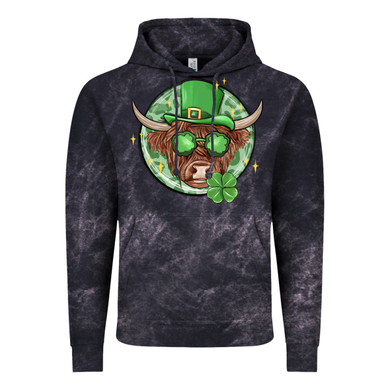 St. Patrick's Day Heifer Vintage Hoodie by MaliasSmallBusiness | Teevron