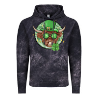 Cloud Black st. patrick's day heifer Vintage Hoodie - MaliasSmallBusiness