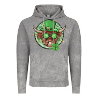 Cloud Rock st. patrick's day heifer Vintage Hoodie - MaliasSmallBusiness
