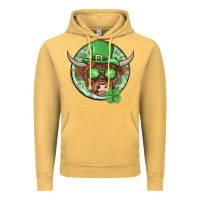 Vintage Mustard st. patrick's day heifer Vintage Hoodie - MaliasSmallBusiness