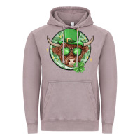 Vintage Zinc st. patrick's day heifer Vintage Hoodie - MaliasSmallBusiness