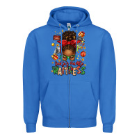 True Royal santa's favorite waitress messy bun Zipper Hoodie - texasbilliewilder