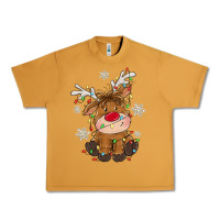 Peanut Butter Christmas reindeer Urban Heavy Tee - MaliasSmallBusiness
