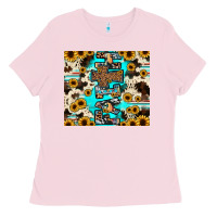 Bubblegum Pink faith Ladies Tee - JahusDesignShop