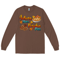 Chestnut Autumn Skies Pumpkin Pies Long Sleeve Tee - BundleAndBundleShop