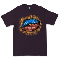 Plum western 4 of july lips Premium Tee - BundleAndBundleShop