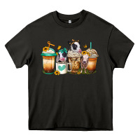 Asphalt heifers coffee cups Heavy Core Tee - Jasminsmagicworld