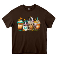 Chocolate Brown heifers coffee cups Heavy Core Tee - Jasminsmagicworld