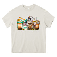 Cream heifers coffee cups Heavy Core Tee - Jasminsmagicworld