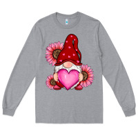 Valentines Day With Sunflowers Gnomes Long Sleeve Tee | Teevron