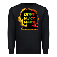 Black Dope black mama Premium Sweatshirt - HowdyJamesFarm
