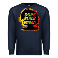 Navy Dope black mama Premium Sweatshirt - HowdyJamesFarm