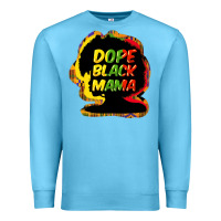 Ocean Blue Dope black mama Premium Sweatshirt - HowdyJamesFarm