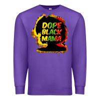 Purple Dope black mama Premium Sweatshirt - HowdyJamesFarm