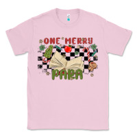 Bubblegum Pink one merry para Classic Tee - MaliasSmallBusiness