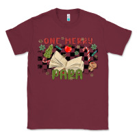 Burgundy one merry para Classic Tee - MaliasSmallBusiness