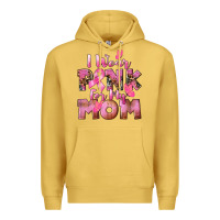 Antique Gold i wear pink for my mom Premium Hoodie - CowGirlArtShop